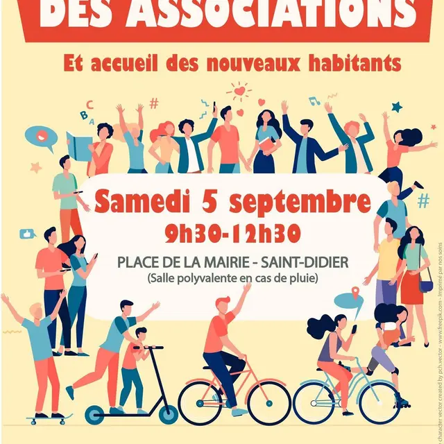 Matinée des associations et accueil des nouveaux habitants_Saint-Didier
