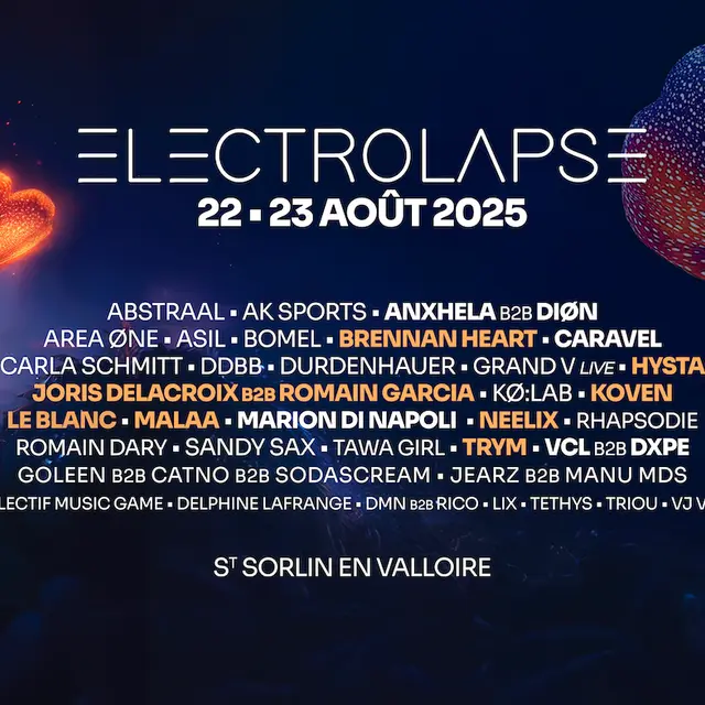 Electrolapse Programmation 2025