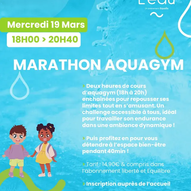La Semaine de l'Eau : Marathon Aquagym_Saint-Martin-de-Ré