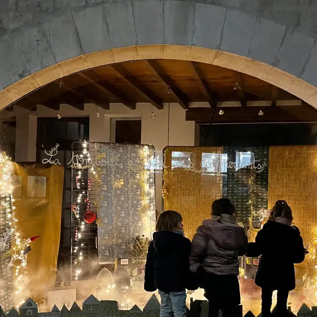 Vitrine de Noël des commerçants de Villeneuve lez Avignon_Villeneuve-lez-Avignon