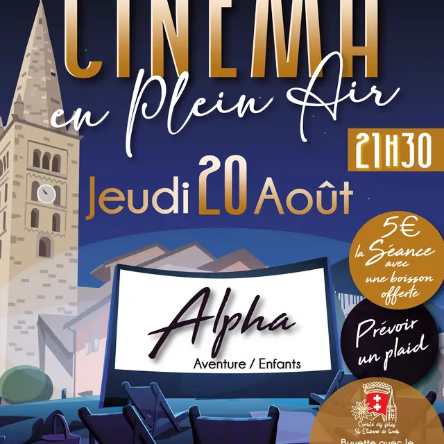 Cinéma de plein air ALPHA_Saint-Étienne-de-Tinée