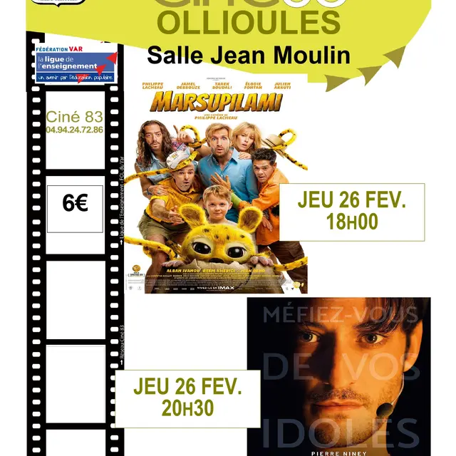 Ciné 83 : projection du film Marsupilami_Ollioules