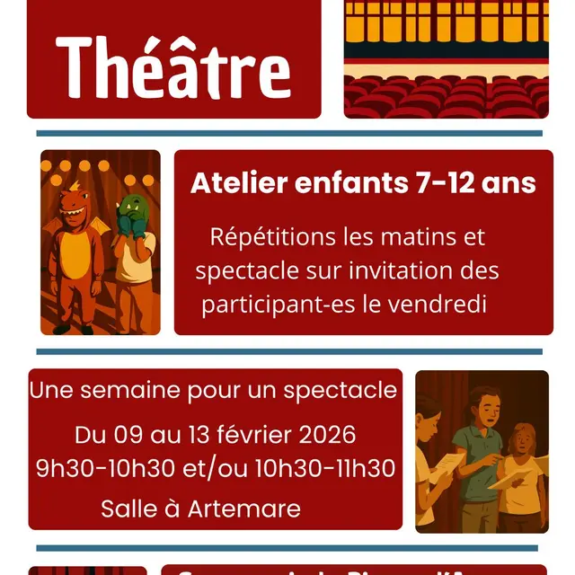 Atelier théâtre enfants de 7 à 12 ans_Artemare