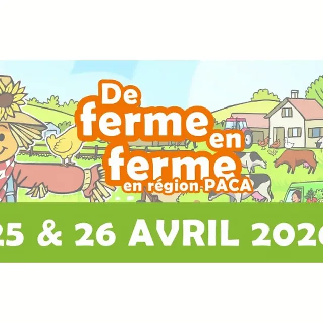 De Ferme en ferme 2026 en région PACA 25.04 et 26.04.26