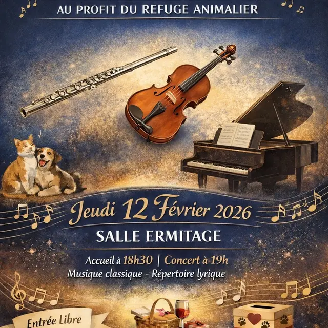 Concert solidaire - Au profit du refuge animalier_Digne-les-Bains