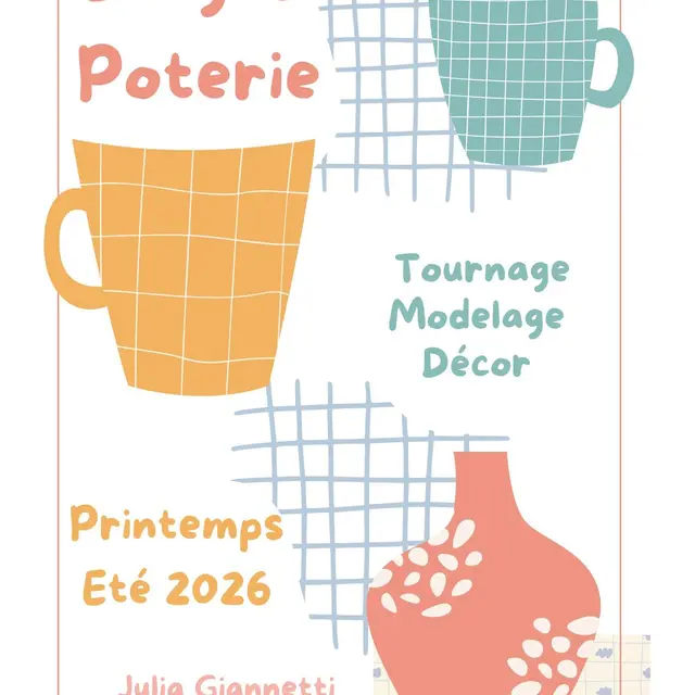 Stages poterie et modelage avec Julia Giannetti_Savoillans
