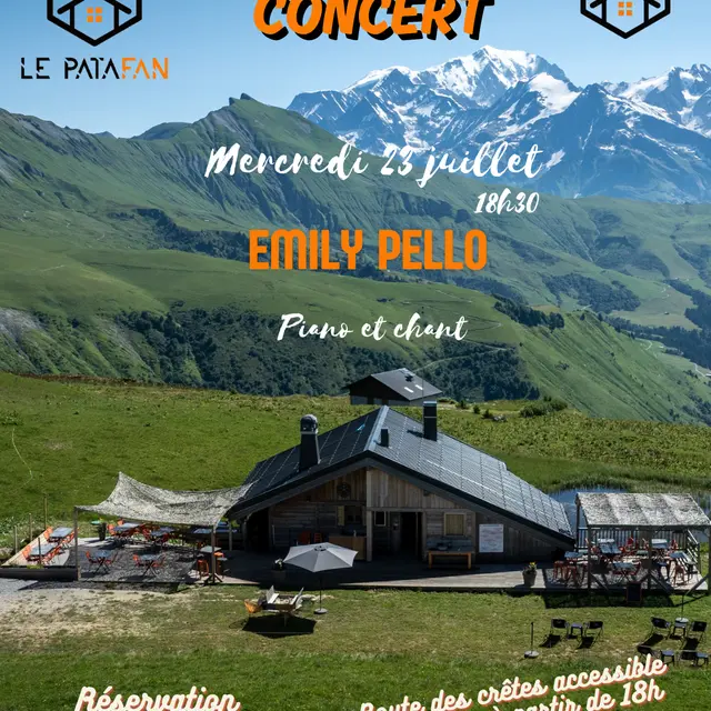 Concert au Patafan : Emily Pello, piano & chant_Les Saisies