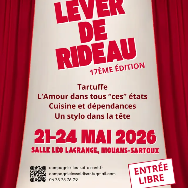 Festival de Théâtre « Lever de Rideau »_Mouans-Sartoux