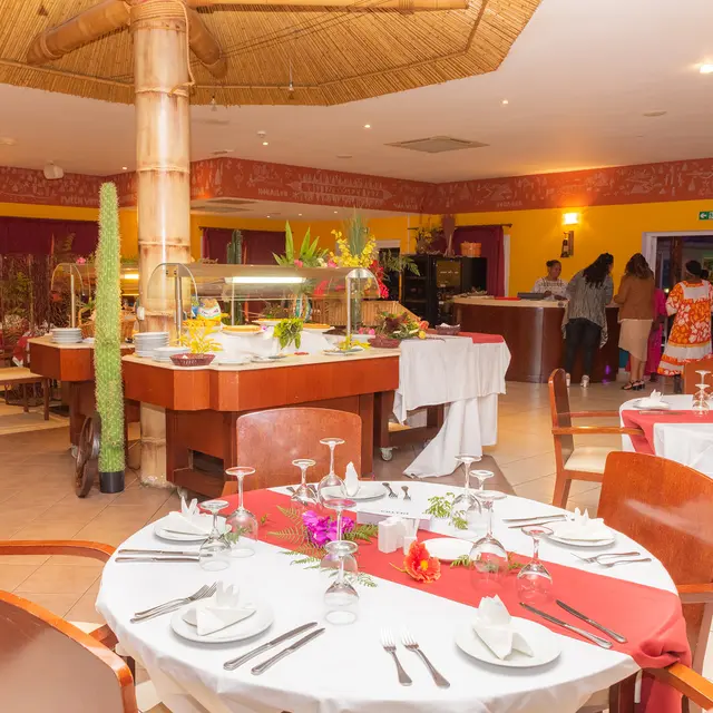 Intérieur du restaurant du Koniambo
