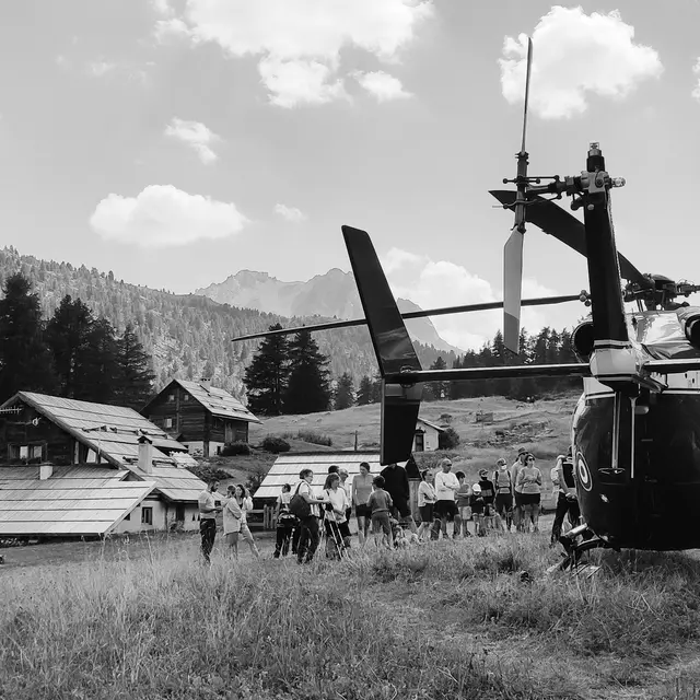 Café du jeudi avec le PGHM de Briançon au refuge de Buffère