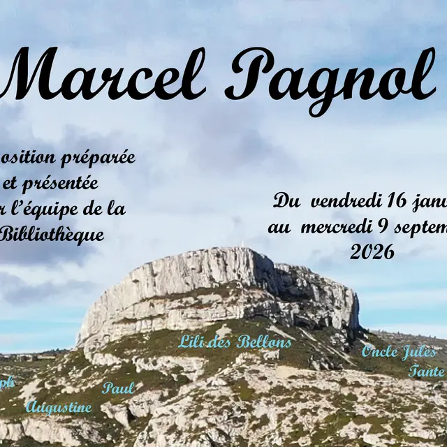 Exposition « Marcel Pagnol » à la Bibliothèque Municipale l'Ariane_Cassis