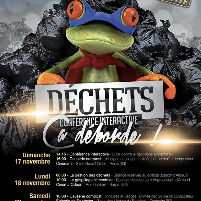 Conférence interactive : Ca déborde | Semaine Européenne de la réduction des déchets_Rians