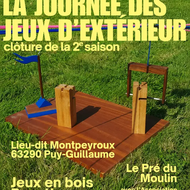 affiche journée jeux d'extérieur