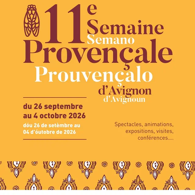 Visuel Semaine Provençale d'Avignon - 11e édition_Avignon