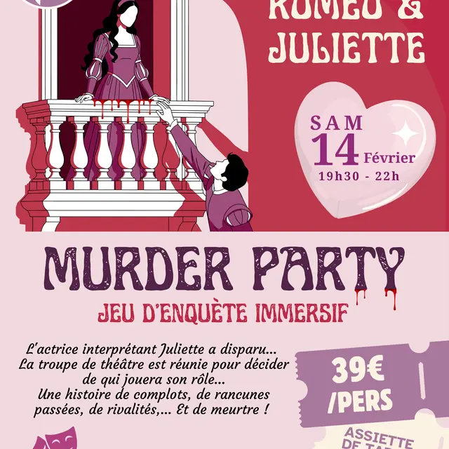 Murder Party : Roméo et Juliette EMBRUN