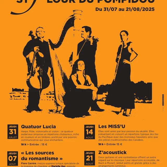 32eme Festival de Musique - St Flour du Pompidou_Le Pompidou