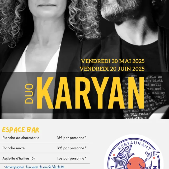 Nos vendredis en musique - Duo Karyan