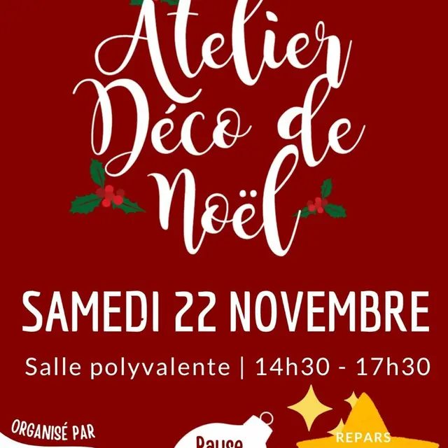 Atelier déco de Noël à Lugrin
