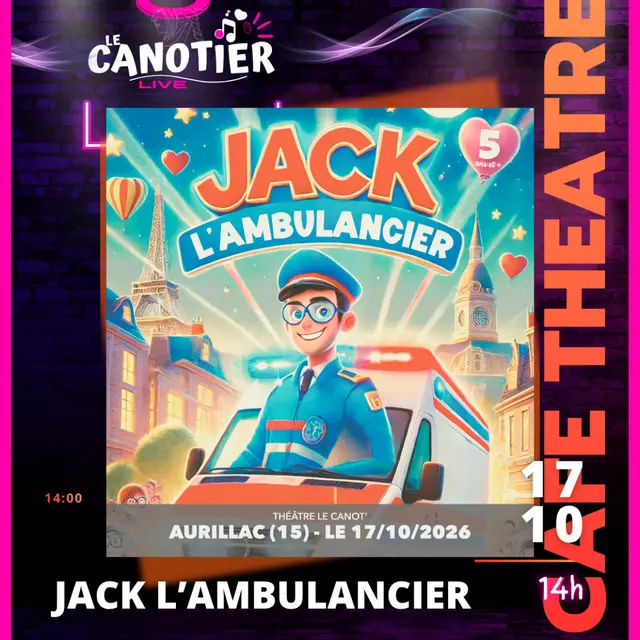 Live jeune public Jack l'ambulancier_Aurillac