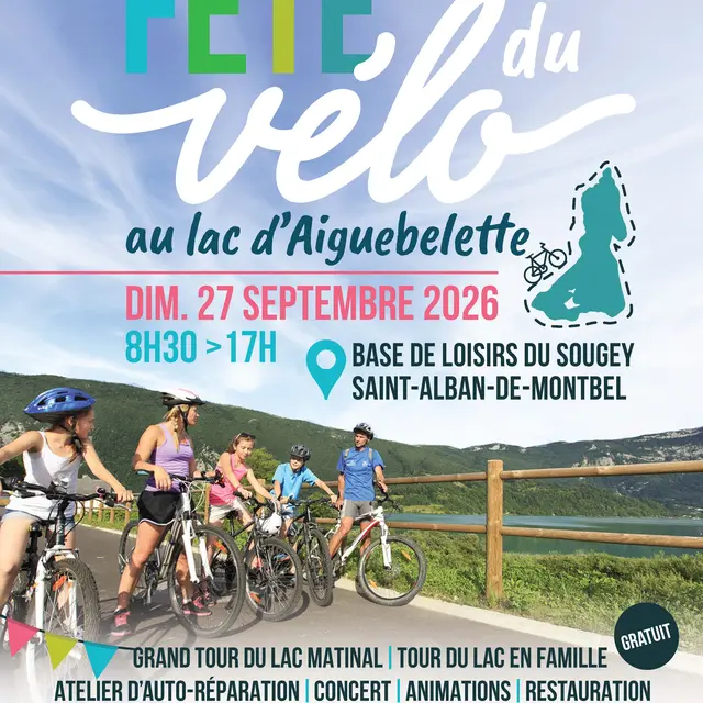 Fête du vélo au Lac d'Aiguebelette_Saint-Alban-de-Montbel