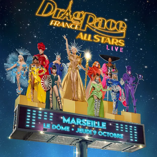 Drag Race France Live all stars royal Tour 2025_Marseille