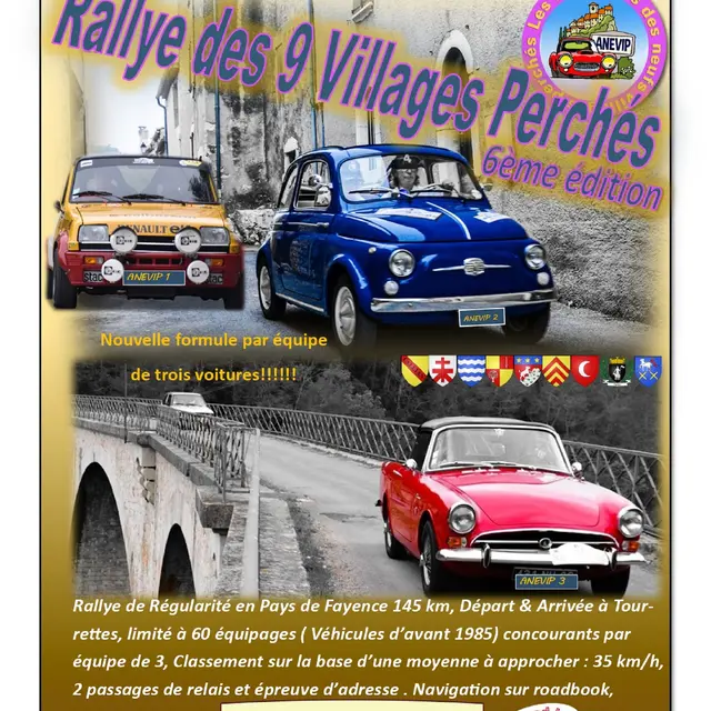Rallye des 9 villages perchés du Pays de Fayence - 6ème édition_Tourrettes
