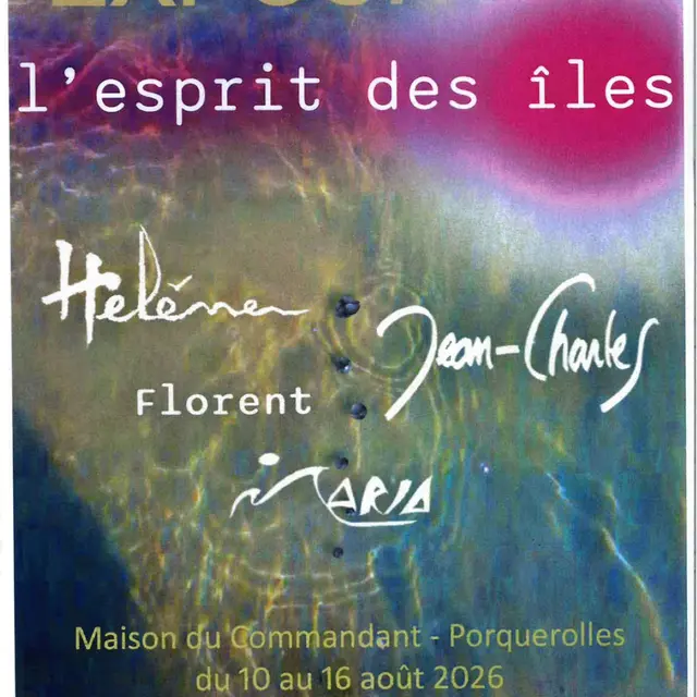 Exposition de Jean-Charles Dutelle, Héléne Argelliès à la Maison du Commandant L'esprit des îles_Hyères
