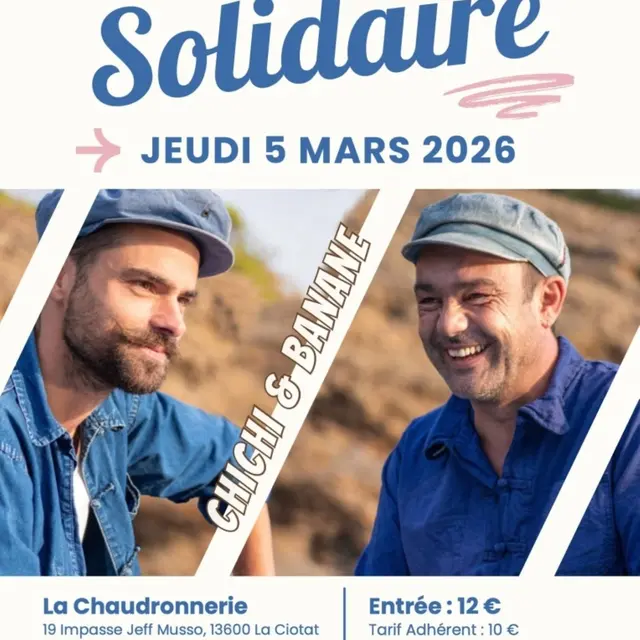 Concert solidaire avec Chichi et Banane_La Ciotat