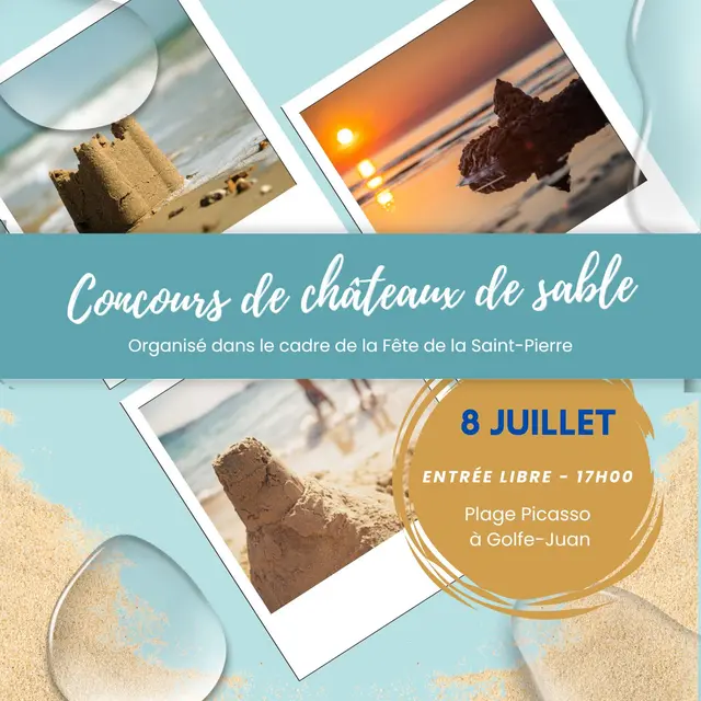 Concours châteaux de sable_Vallauris Golfe - Juan