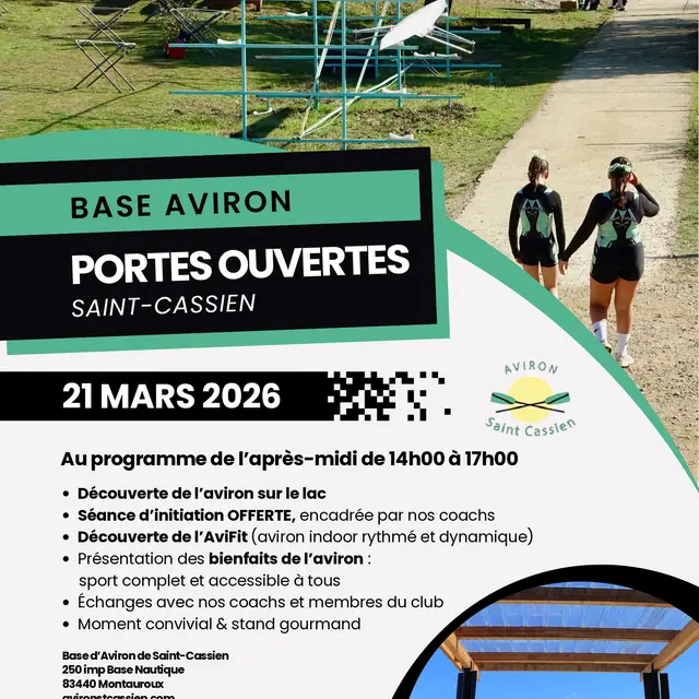 Journée Portes ouvertes - Base d'aviron_Montauroux