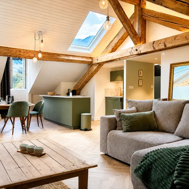 Appartement - pièce à vivre - Uriage