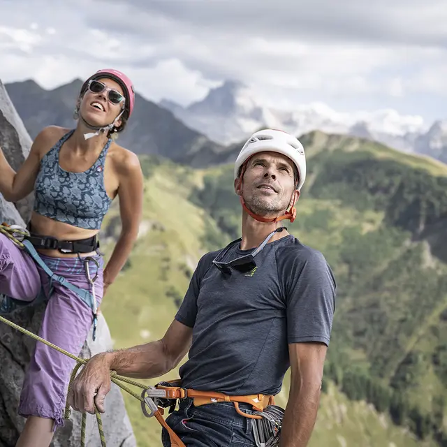 Escalade avec un guide au Grand-Bornand