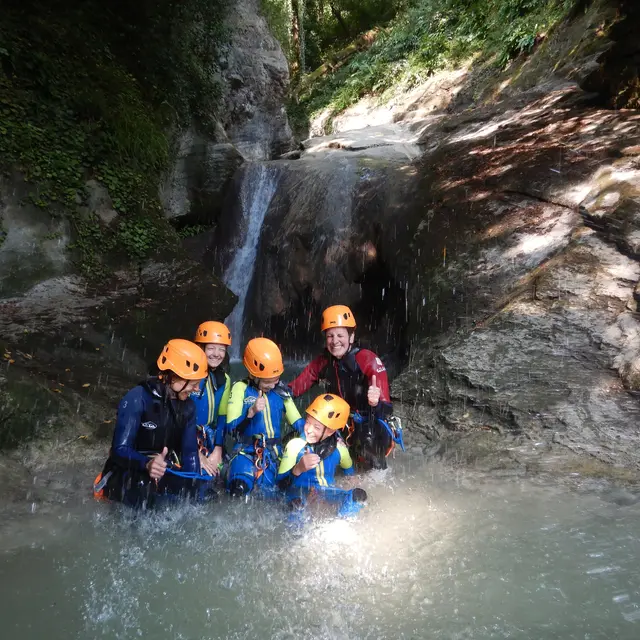 Canyoning au Grenand en famille