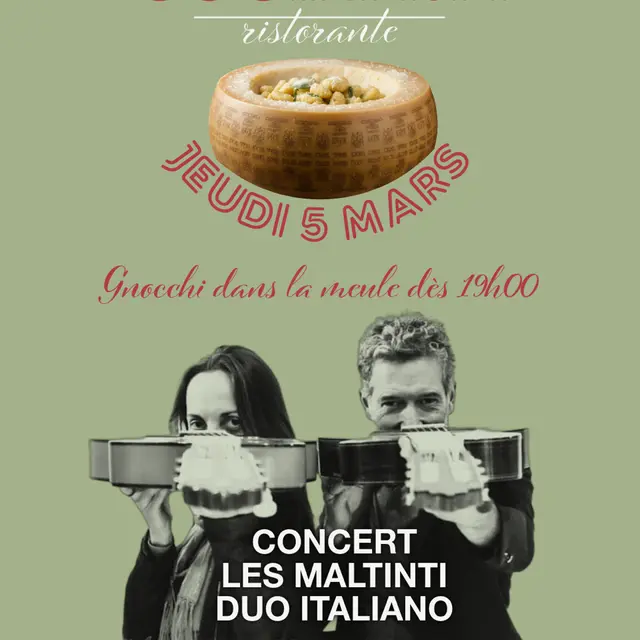Gnocchi dans la meule x Les Maltinti Duo Italiano_Châteaurenard