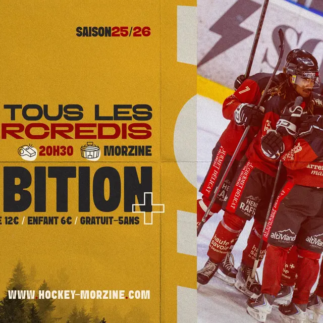 Match d'exhibition de Hockey sur glace_Morzine