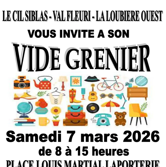 Vide-greniers CIL Siblas Val Fleuri La Loubière Ouest_Toulon