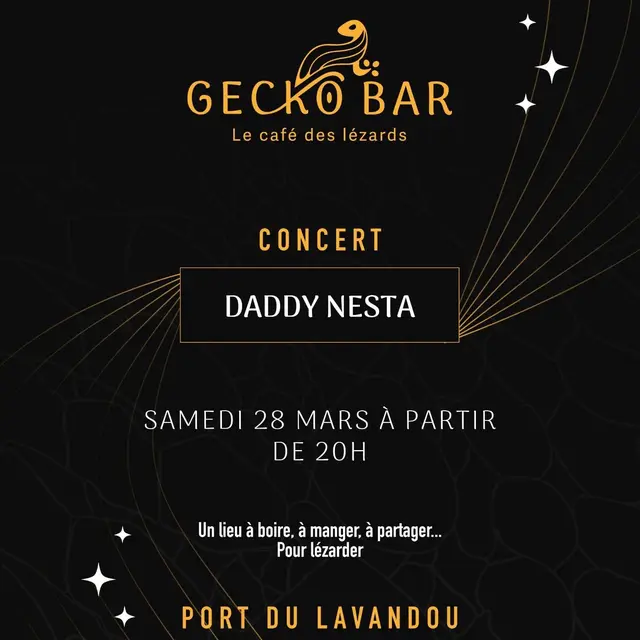 Concert Daddy Nesta au Gecko Bar_Le Lavandou