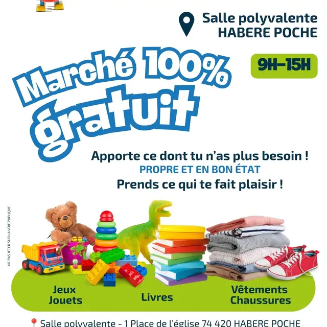 Marché 100% Gratuit - La Gratiferia_Habère-Poche