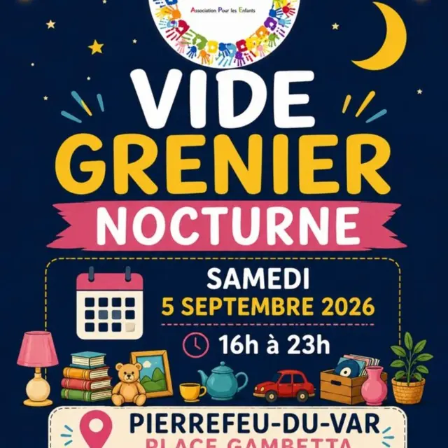 Vide grenier nocturne_Pierrefeu-du-Var
