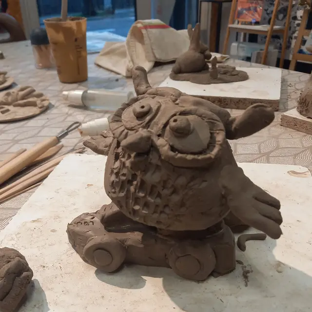 stage sculpture terre pour enfants_Chambéry