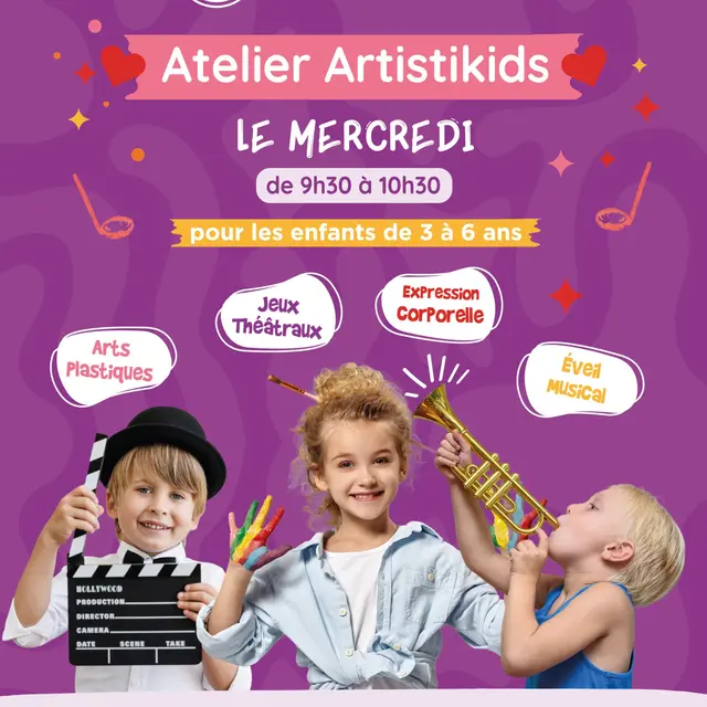 Ateliers mercredis - Artistikids (3-6ans)_Aix-en-Provence