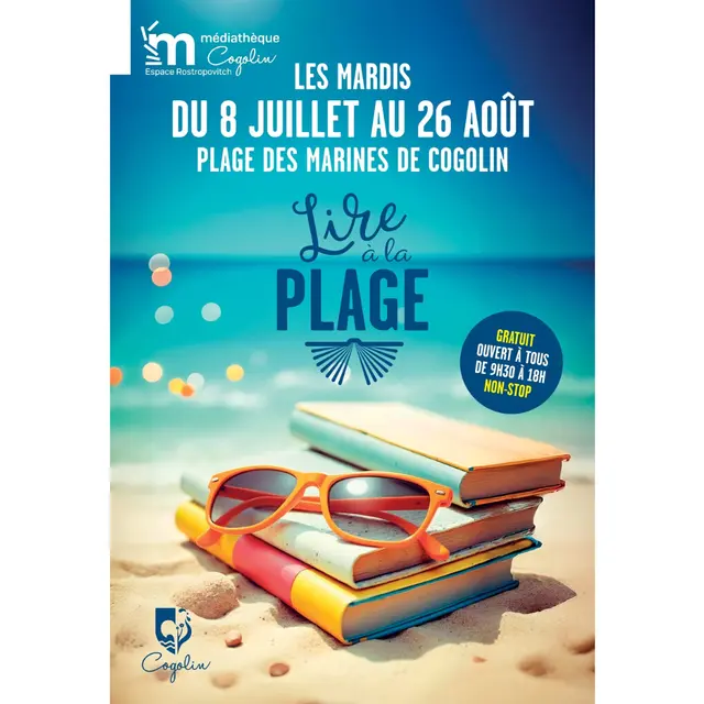 Lire à la plage_Cogolin