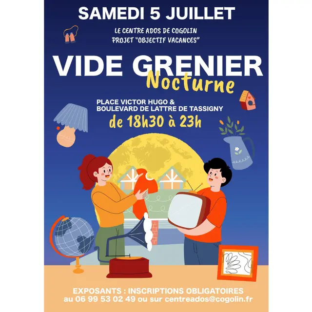 Vide grenier nocturne_Cogolin
