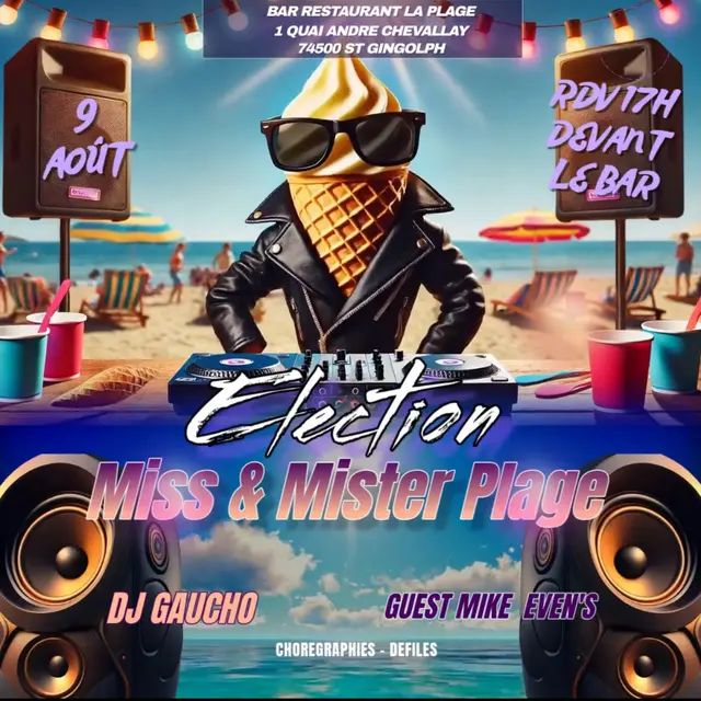 Élection de Miss et Mister Plage de St-Gingolph
