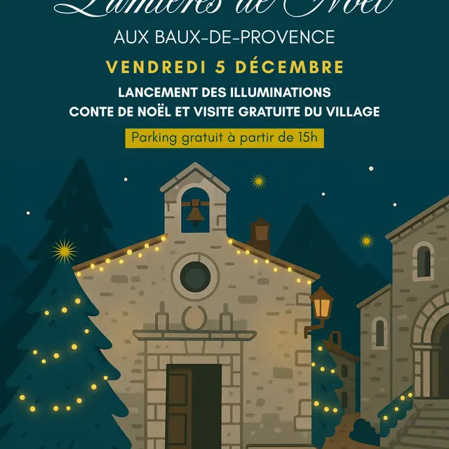Lumières de Noël aux Baux_Les Baux-de-Provence