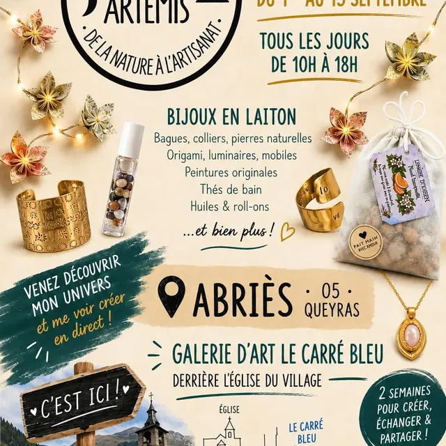 Bijoux Artemis - Boutique éphémère et atelier créatif_Abriès-Ristolas