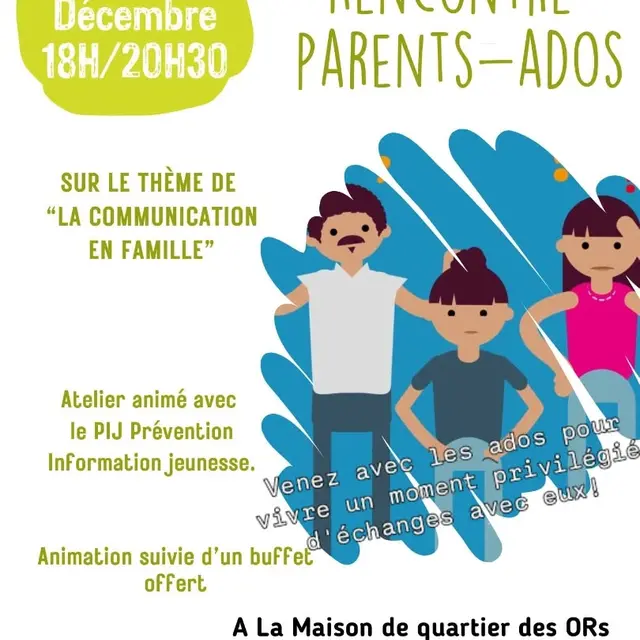 Rencontre parents ados_Romans-sur-Isère