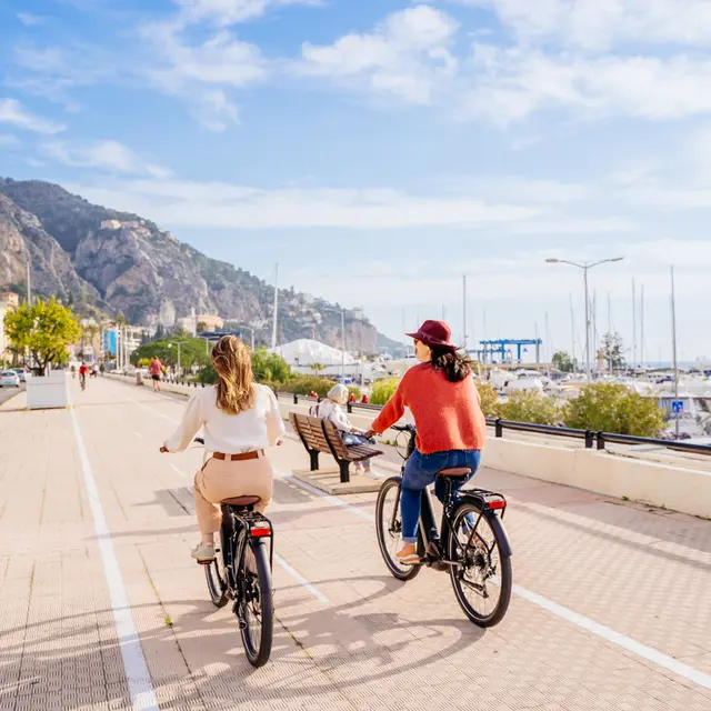 Piste cyclable de Menton