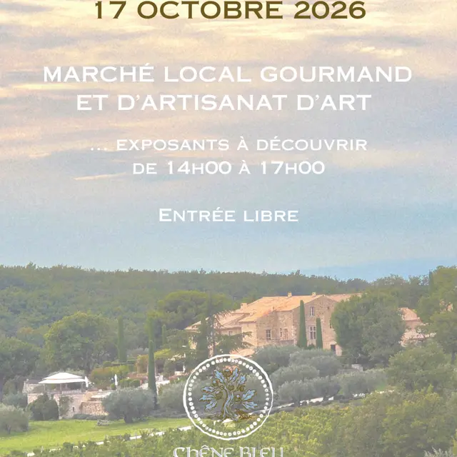 Vignobles en Scène - Marché des artisans au Chêne Bleu_Crestet