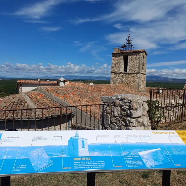 Table d'orientation du château_Montmeyan